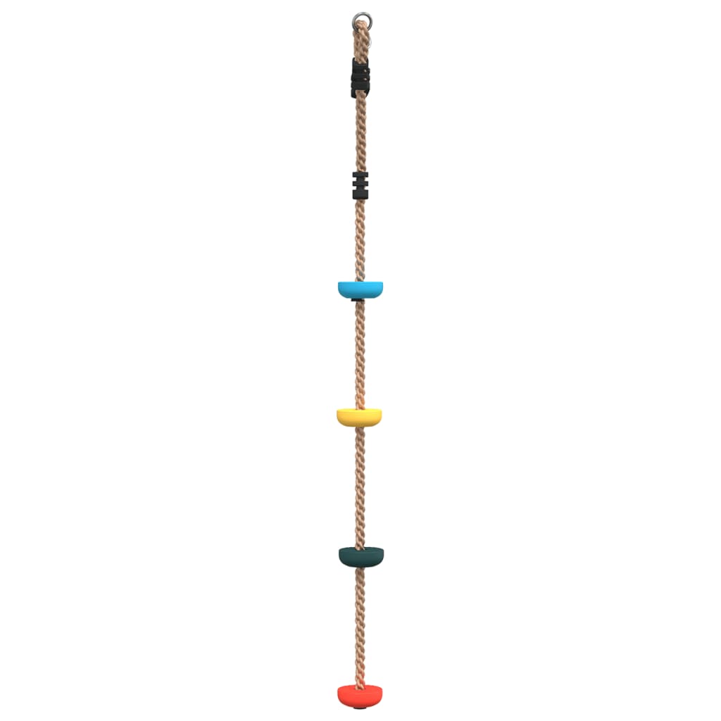 vidaXL Disc Rope Swing for Kids with 4 Treads Multicolour