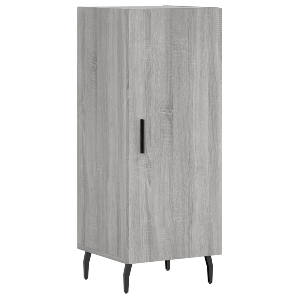 vidaXL Highboard Grey Sonoma 34.5x34x180 cm Engineered Wood