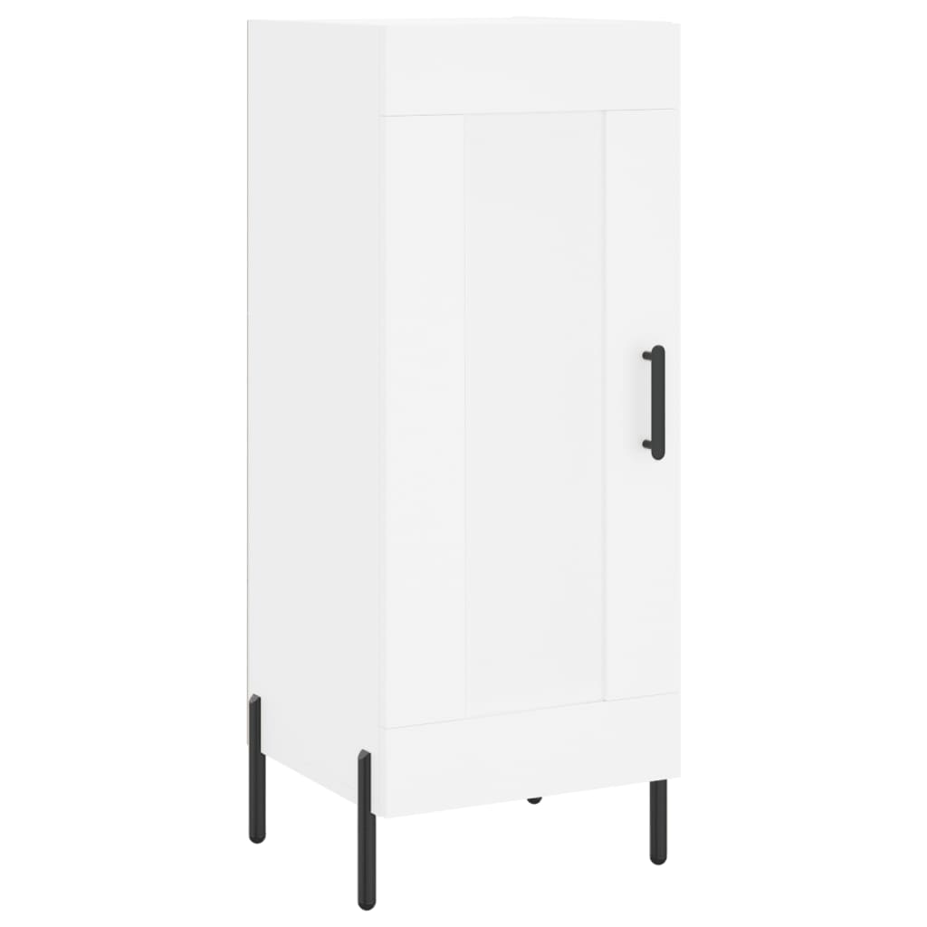 vidaXL Highboard White 34.5x34x180 cm Engineered Wood