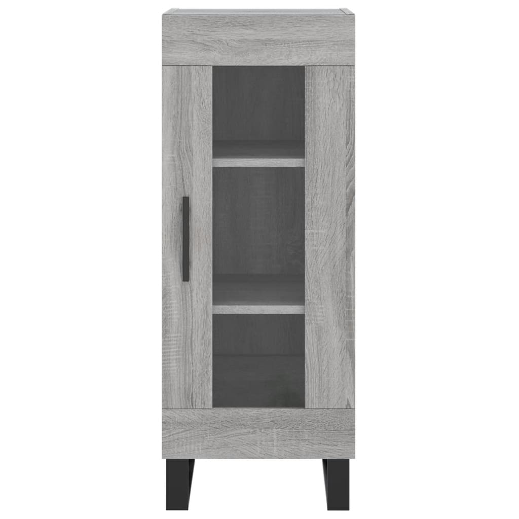 vidaXL Highboard Grey Sonoma 34.5x34x180 cm Engineered Wood