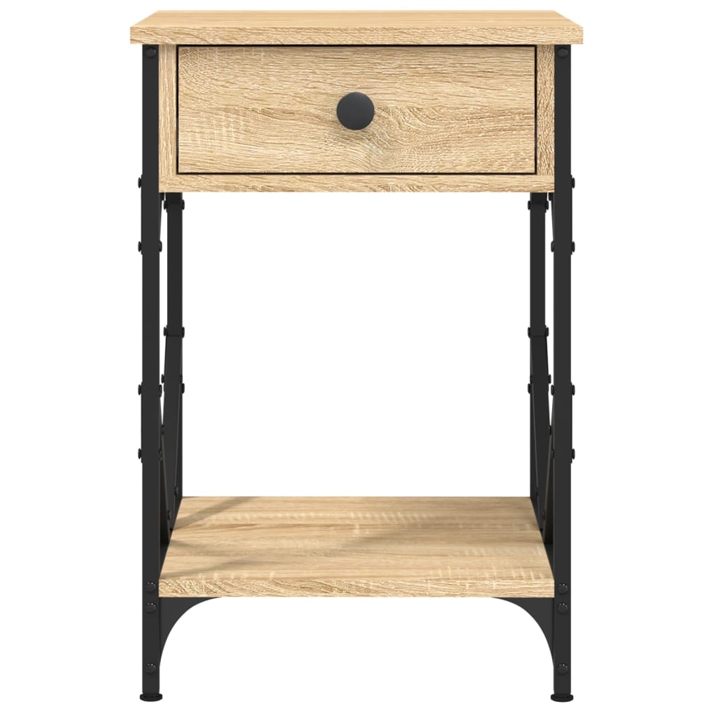 vidaXL Bedside Cabinet Sonoma Oak 40x42x60 cm Engineered Wood