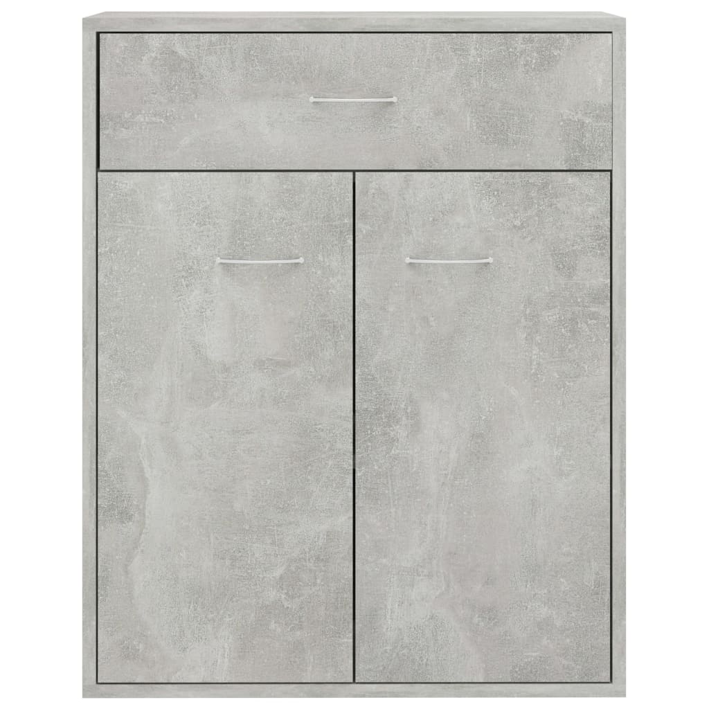 vidaXL Sideboard Concrete Grey 60x30x75 cm Engineered Wood