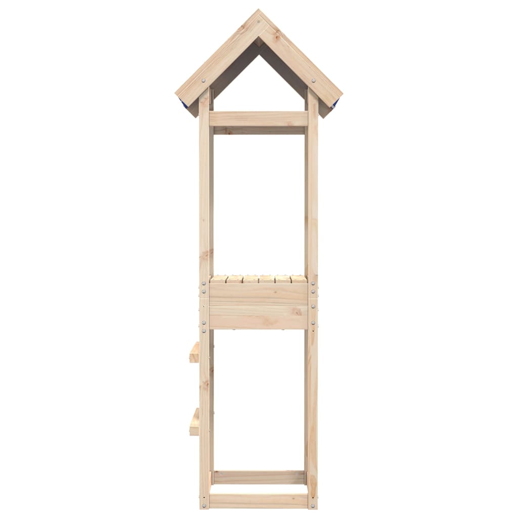 vidaXL Play Tower 52.5x46.5x195 cm Solid Wood Pine