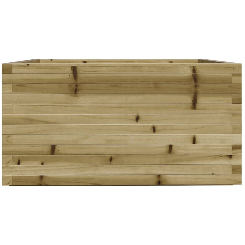 vidaXL Garden Planter 90x90x49.5 cm Impregnated Wood Pine