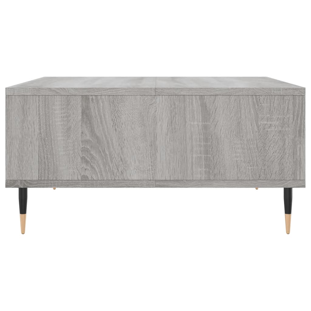 vidaXL Coffee Table Grey Sonoma 60x60x30 cm Engineered Wood