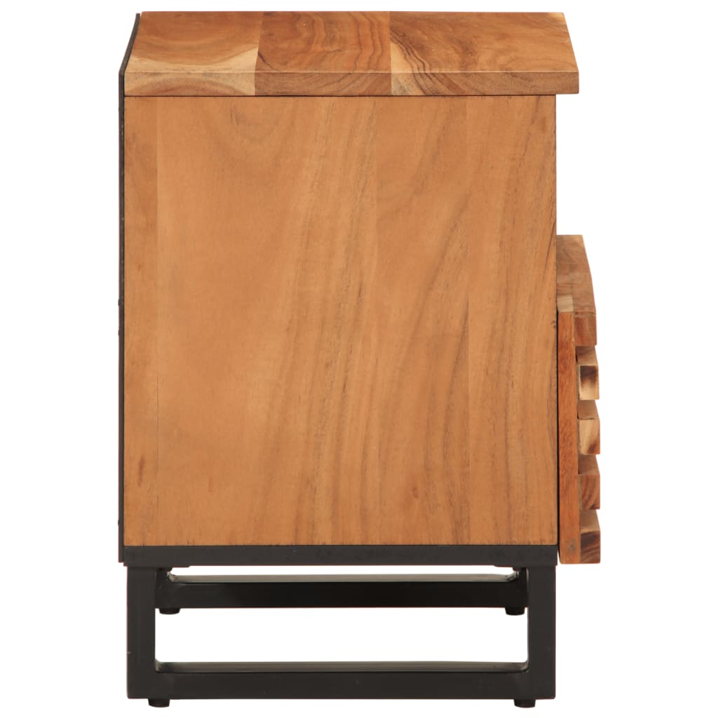 vidaXL Bedside Cabinet 40x33x46 cm Solid Wood Acacia