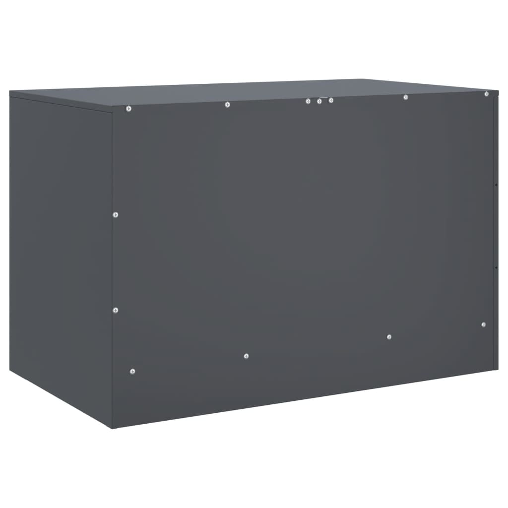 vidaXL TV Cabinet Anthracite 67x39x44 cm Steel