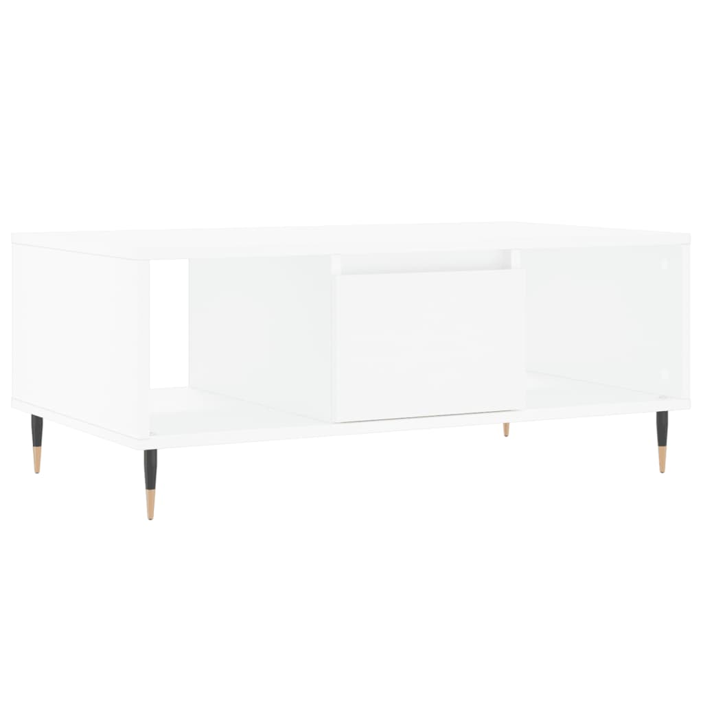 vidaXL Coffee Table White 90x50x36.5 cm Engineered Wood