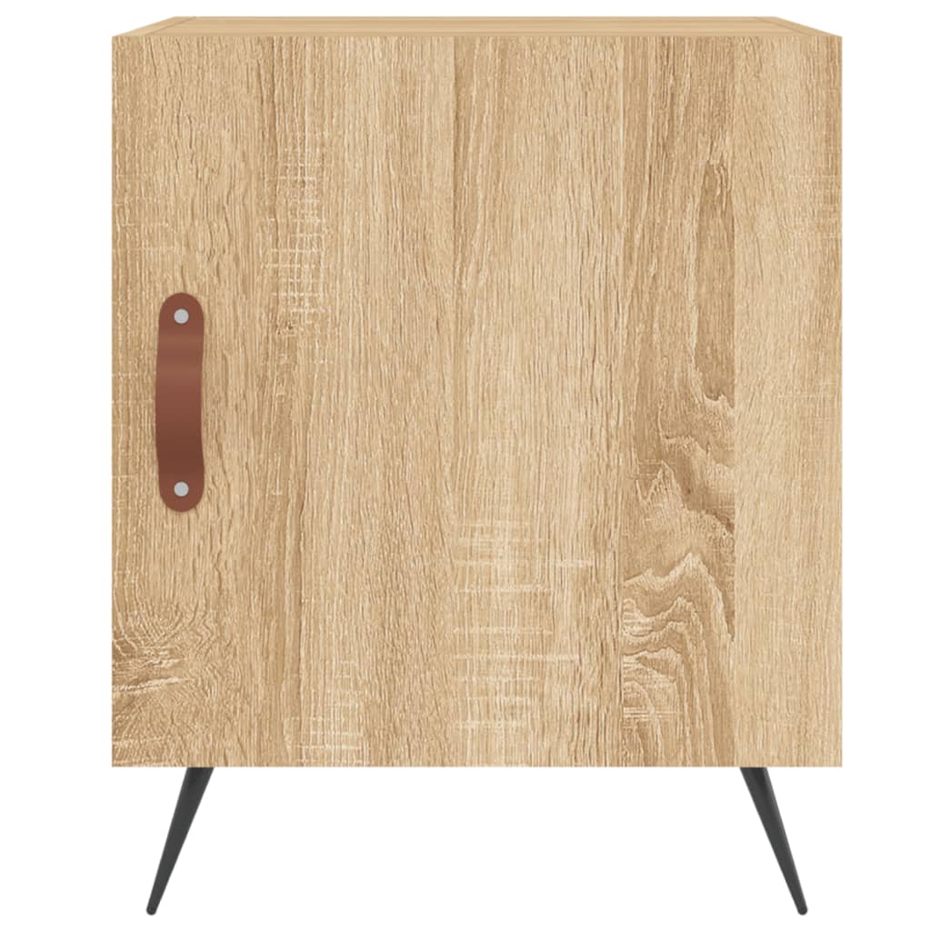 vidaXL Bedside Cabinets 2 pcs Sonoma Oak 40x40x50 cm Engineered Wood