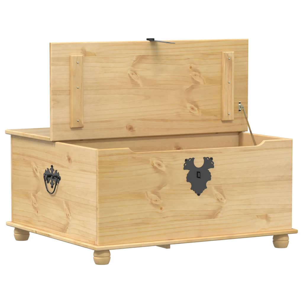 vidaXL Storage Box Corona 90x78x45 cm Solid Wood Pine