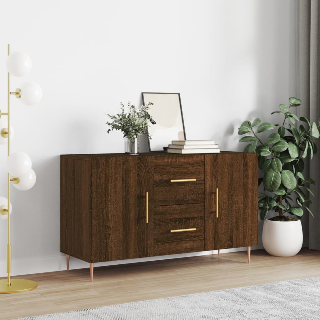 vidaXL Sideboard Brown Oak 100x36x60 cm Engineered Wood