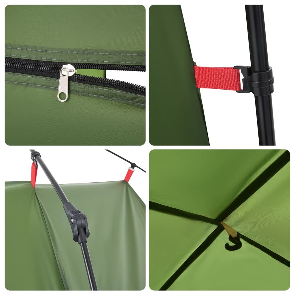 vidaXL Privacy Tent Green Quick Release Waterproof