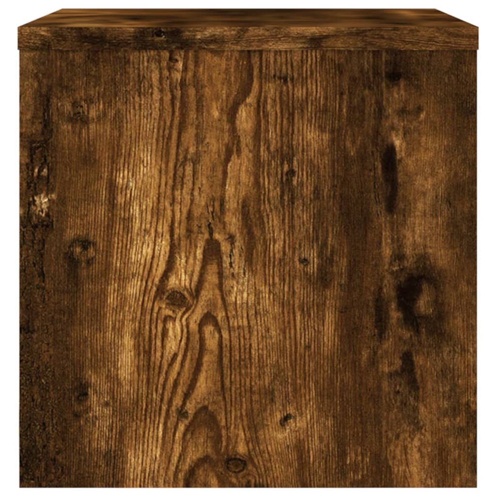 vidaXL Bedside Cabinets 2 pcs Smoked Oak 40x30x30 cm Engineered Wood