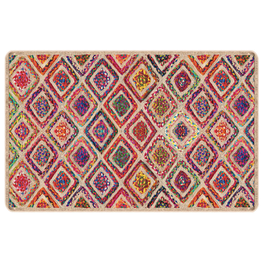 vidaXL Rug Washable Multicolour 190x300 cm Anti Slip