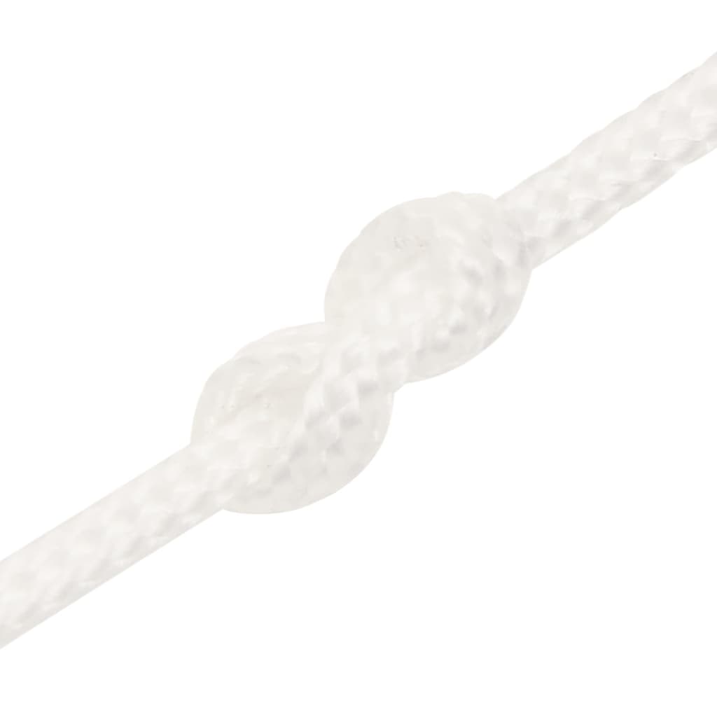 vidaXL Boat Rope Full White 2 mm 50 m Polypropylene