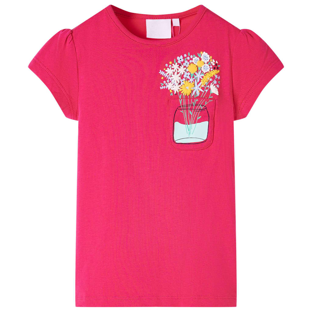 Kids' T-shirt Bright Pink 116