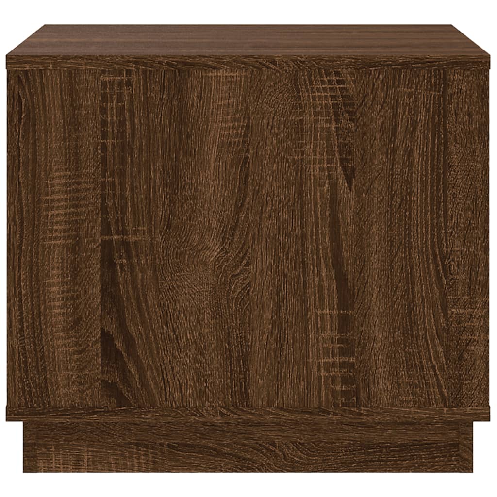 vidaXL Coffee Table Brown Oak 51x50x44 cm Engineered Wood