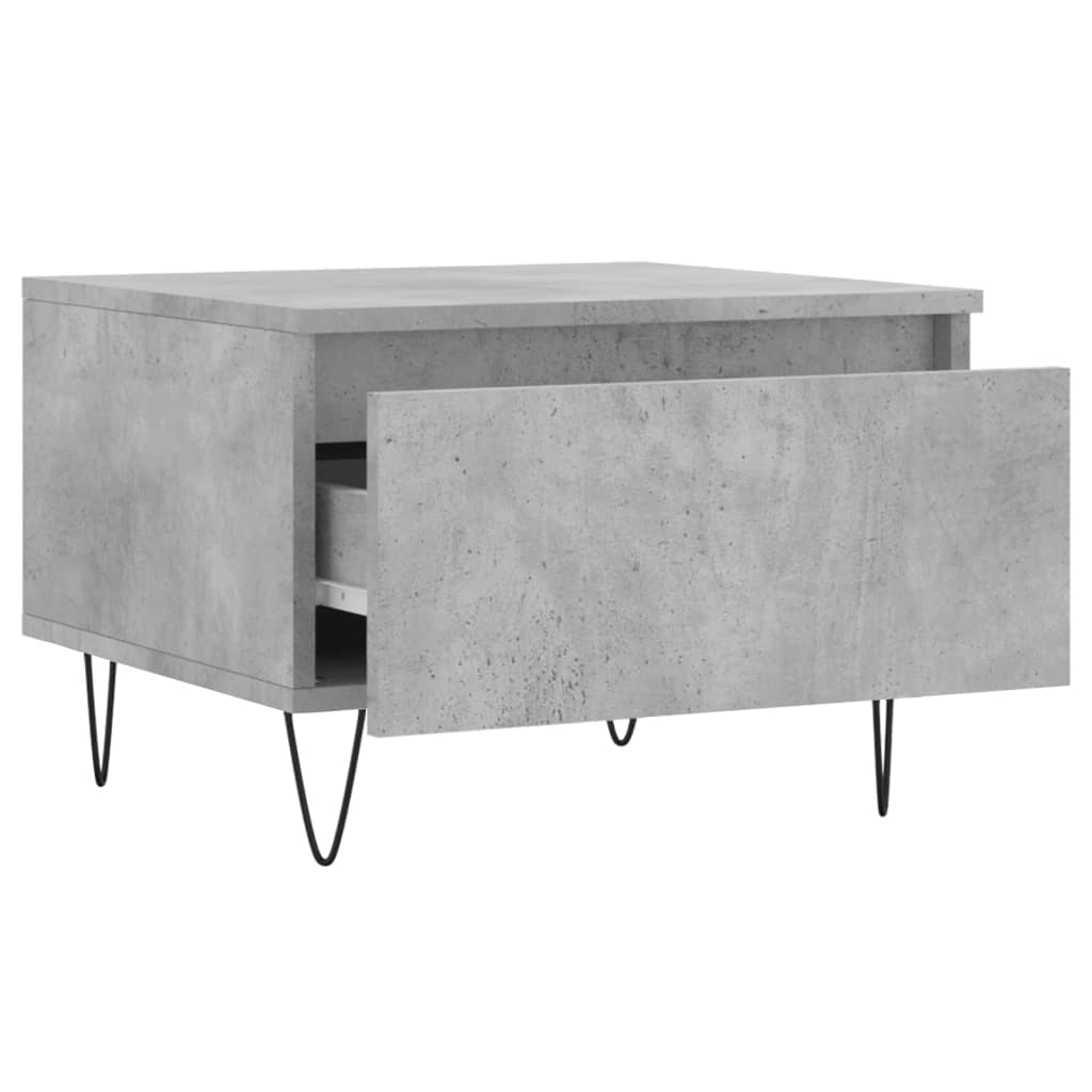 vidaXL Coffee Tables 2 pcs Concrete Grey 50x46x35 cm Engineered Wood