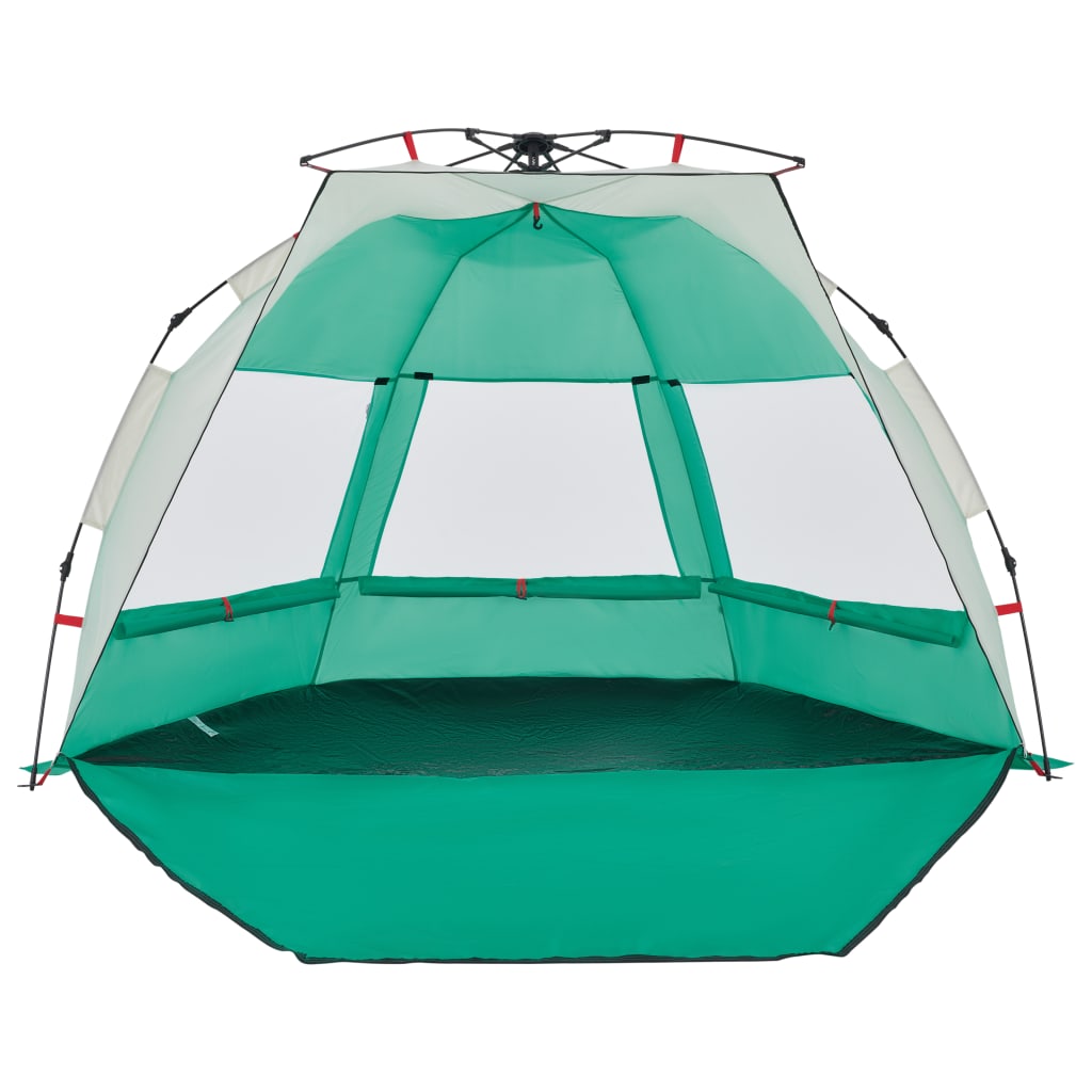 vidaXL Beach Tent 2-Person Sea Green Quick Release Waterproof