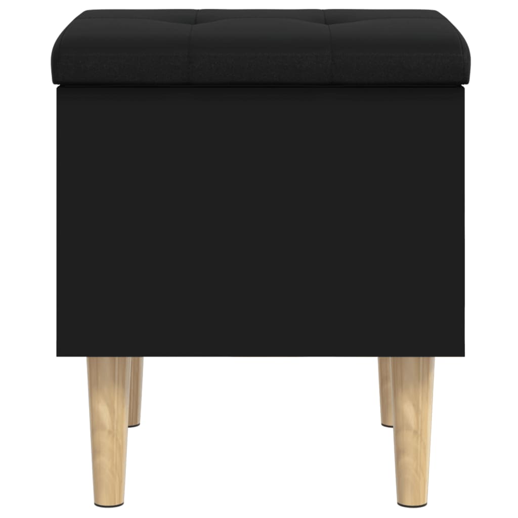 vidaXL Storage Bench Black 42x42x46 cm Engineered Wood