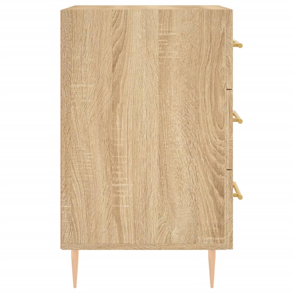 vidaXL Bedside Cabinet Sonoma Oak 40x40x66 cm Engineered Wood