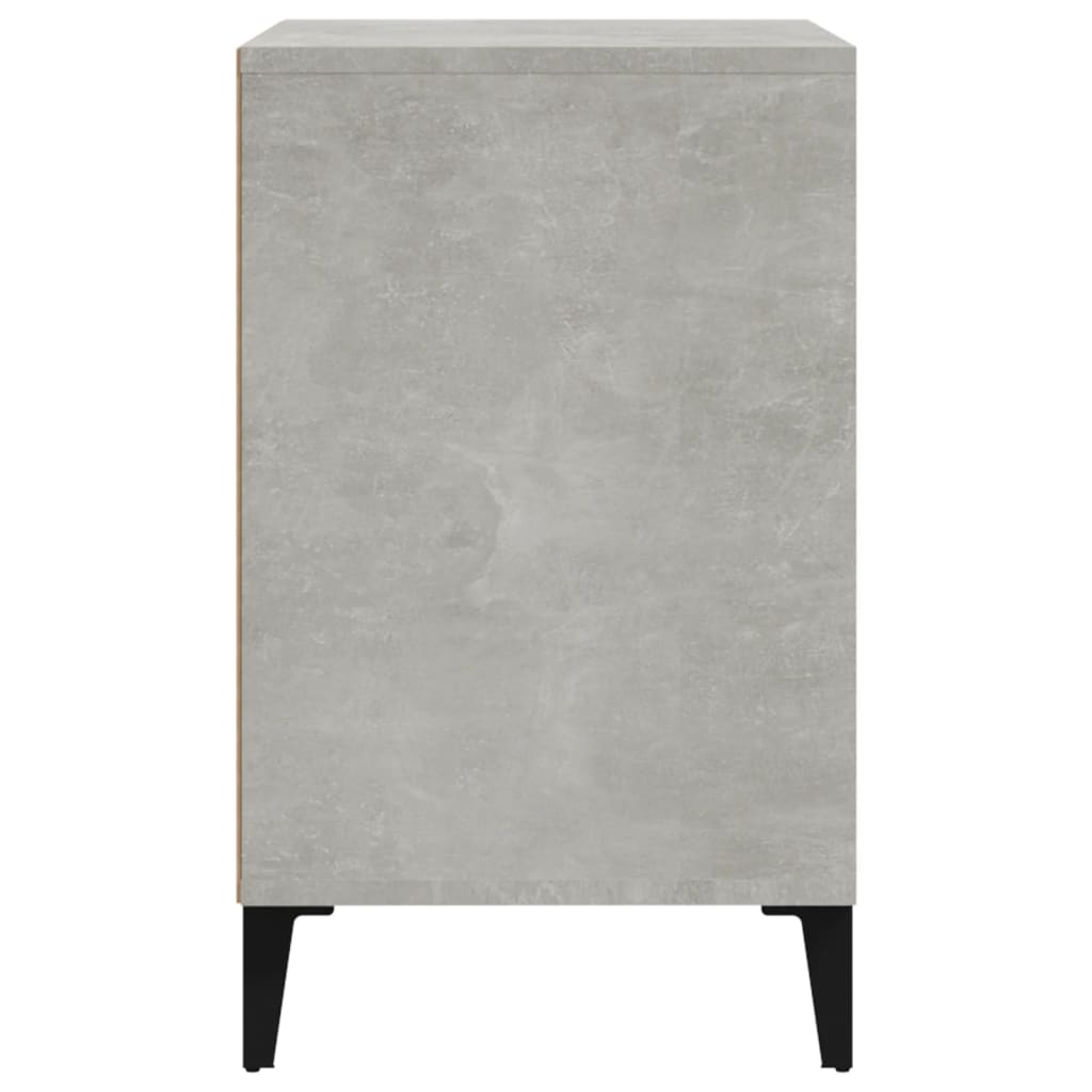 vidaXL Shoe Cabinet Concrete Grey 102x36x60 cm Engineered Wood