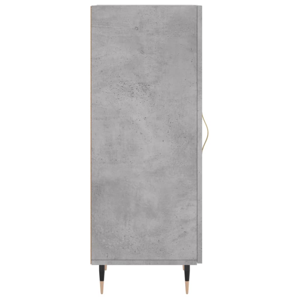 vidaXL Sideboard Concrete Grey 34.5x34x90 cm Engineered Wood