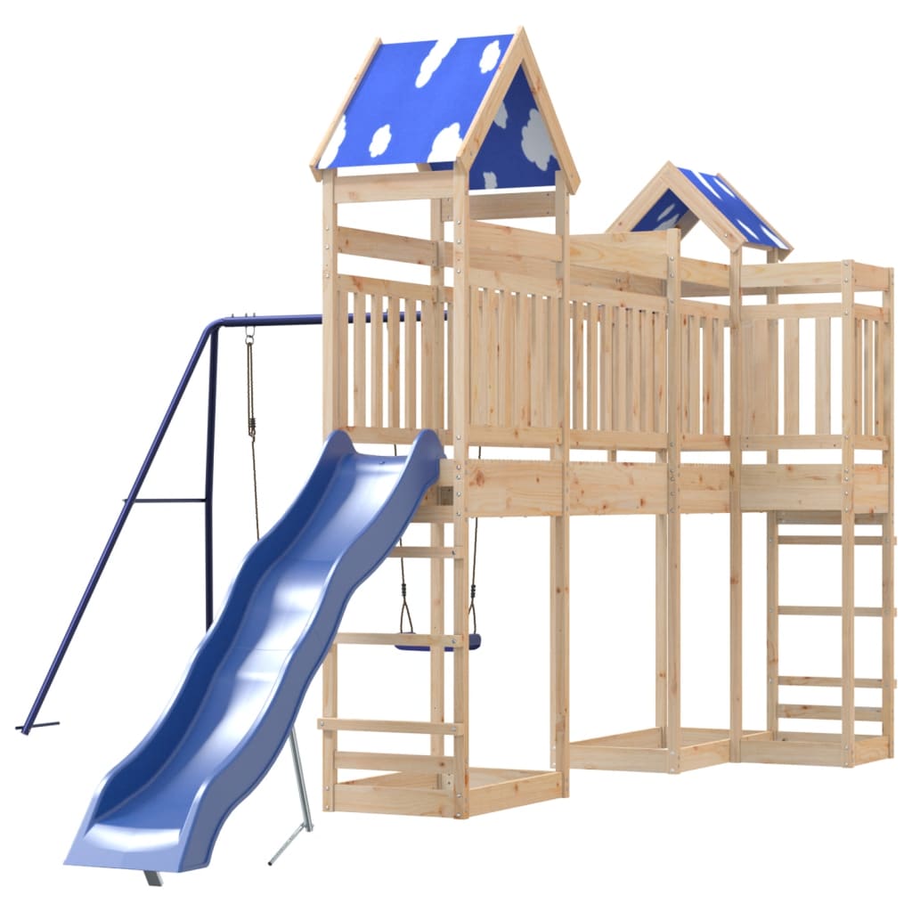 vidaXL Outdoor Playset Solid Wood Pine