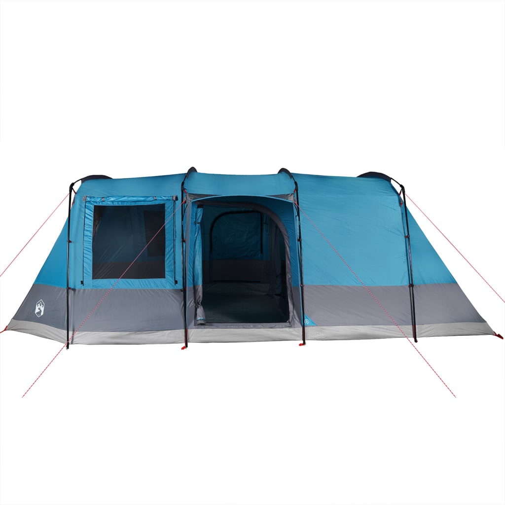 vidaXL Camping Tent Tunnel 4-Person Blue Waterproof