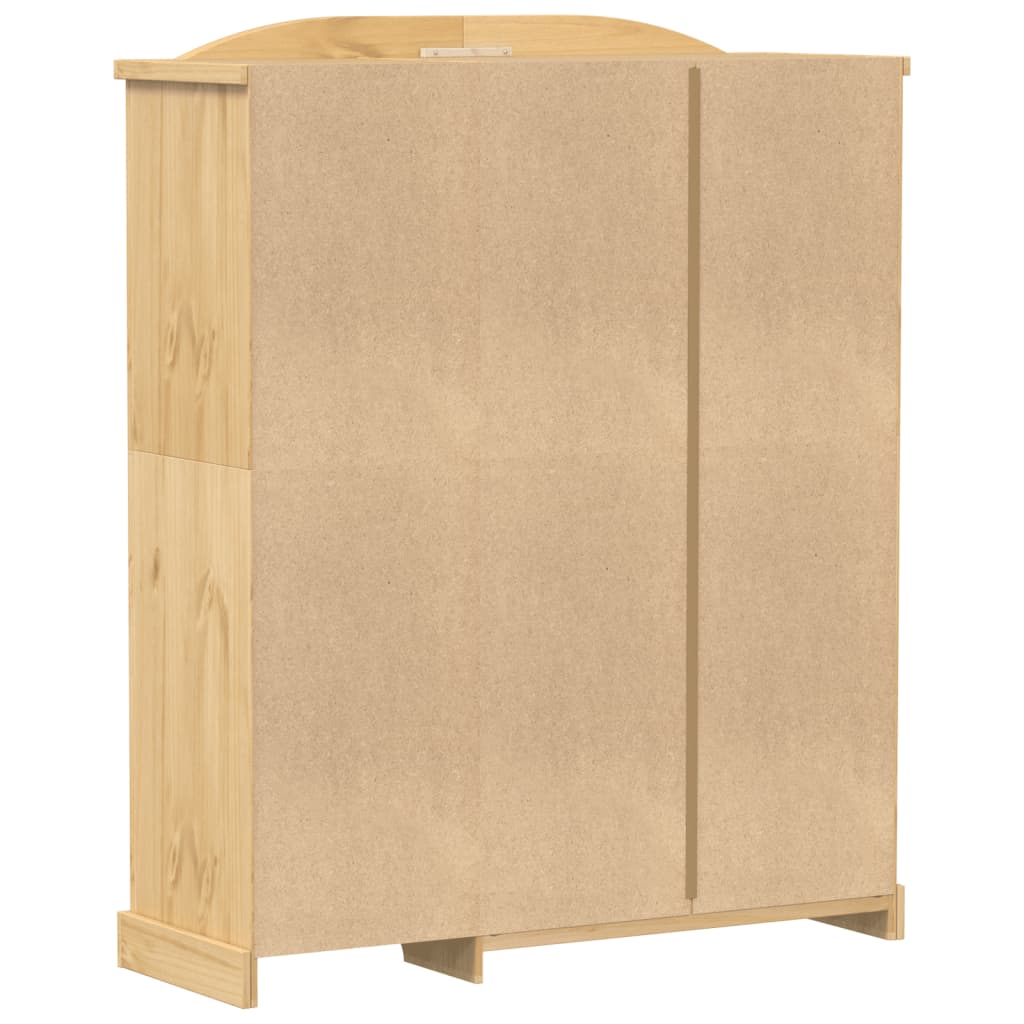 vidaXL Wardrobe Corona 151.5x52x186 cm Solid Wood Pine