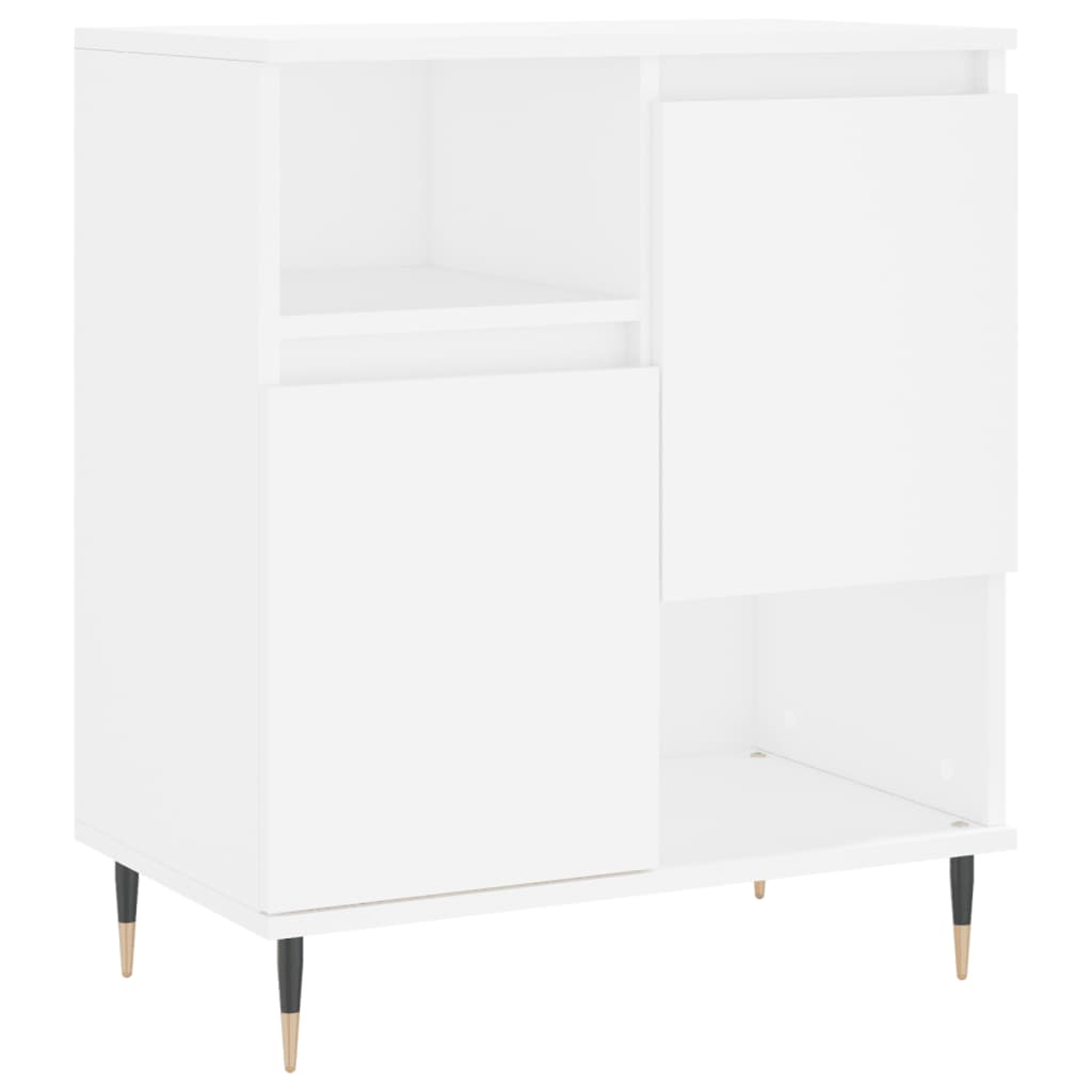 vidaXL Sideboards 2 pcs White Engineered Wood