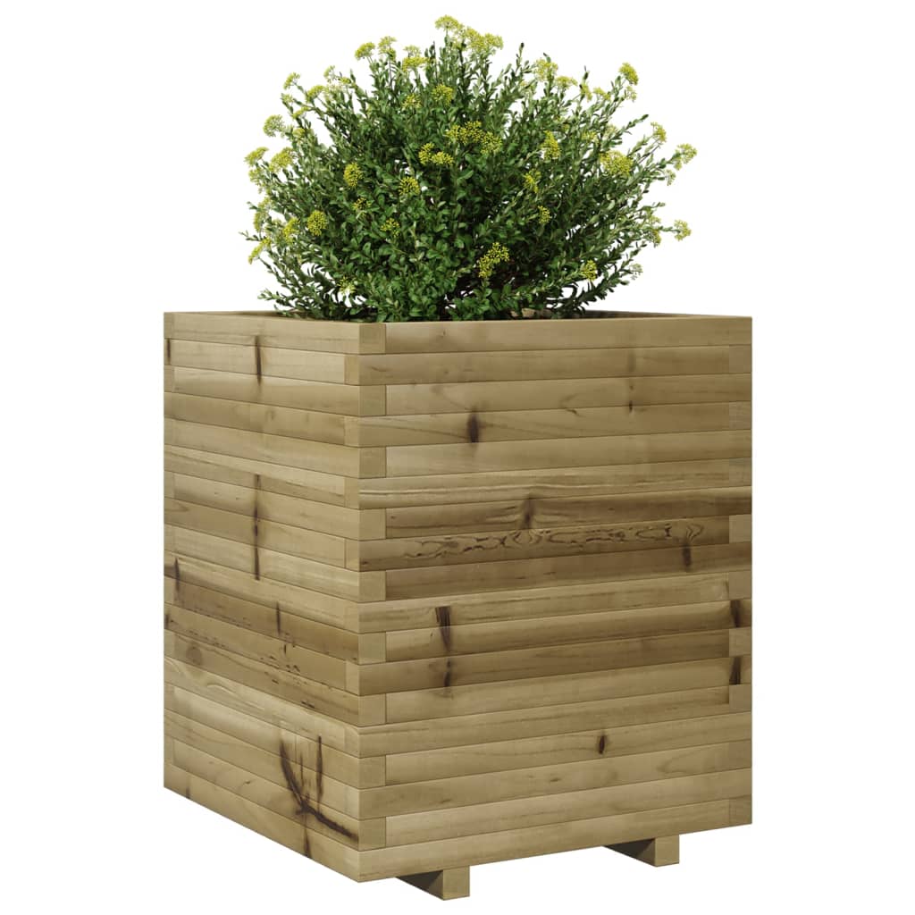 vidaXL Garden Planter 60x60x72 cm Impregnated Wood Pine