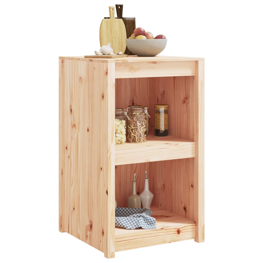 vidaXL Outdoor Kitchen Cabinet 55x55x92 cm Solid Wood Pine