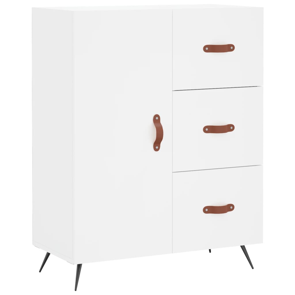 vidaXL Highboard White 69.5x34x180 cm Engineered Wood