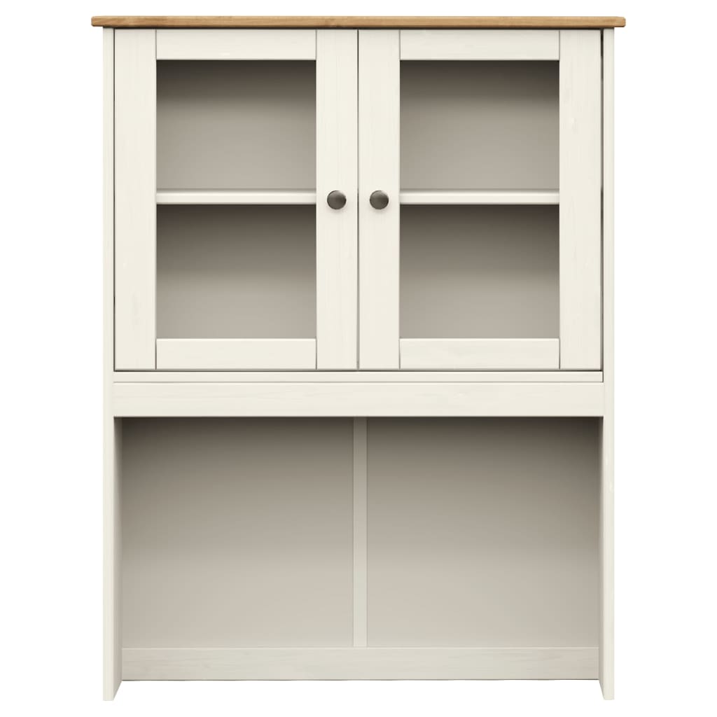 vidaXL Highboard VIGO White 78x40x175 cm Solid Wood Pine