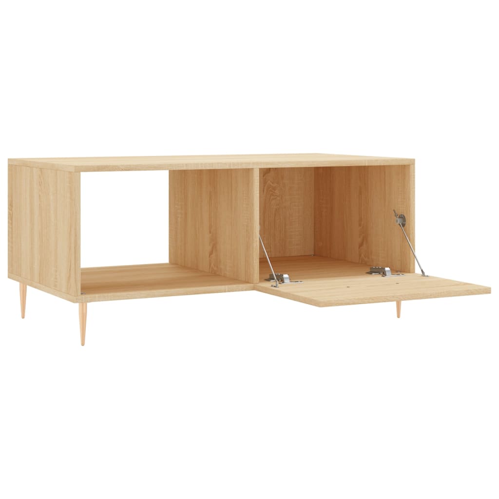 vidaXL Coffee Table Sonoma Oak 90x50x40 cm Engineered Wood