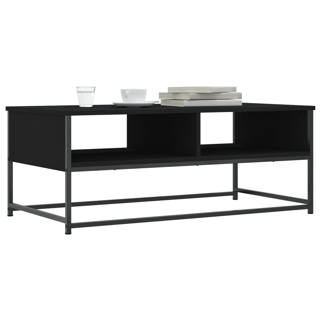 vidaXL Coffee Table Black 100x51x40 cm Engineered Wood