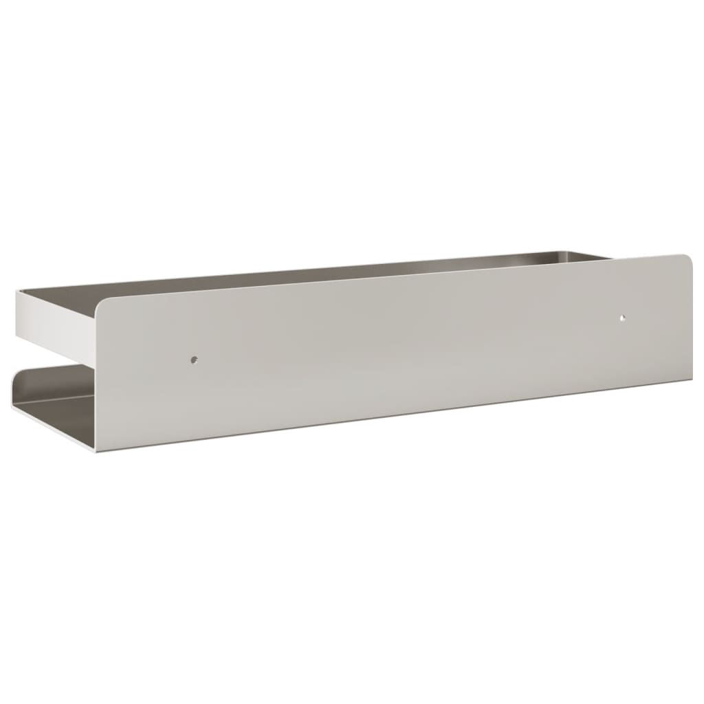 vidaXL Shower Shelf 30x10x6 cm Brushed 304 Stainless Steel