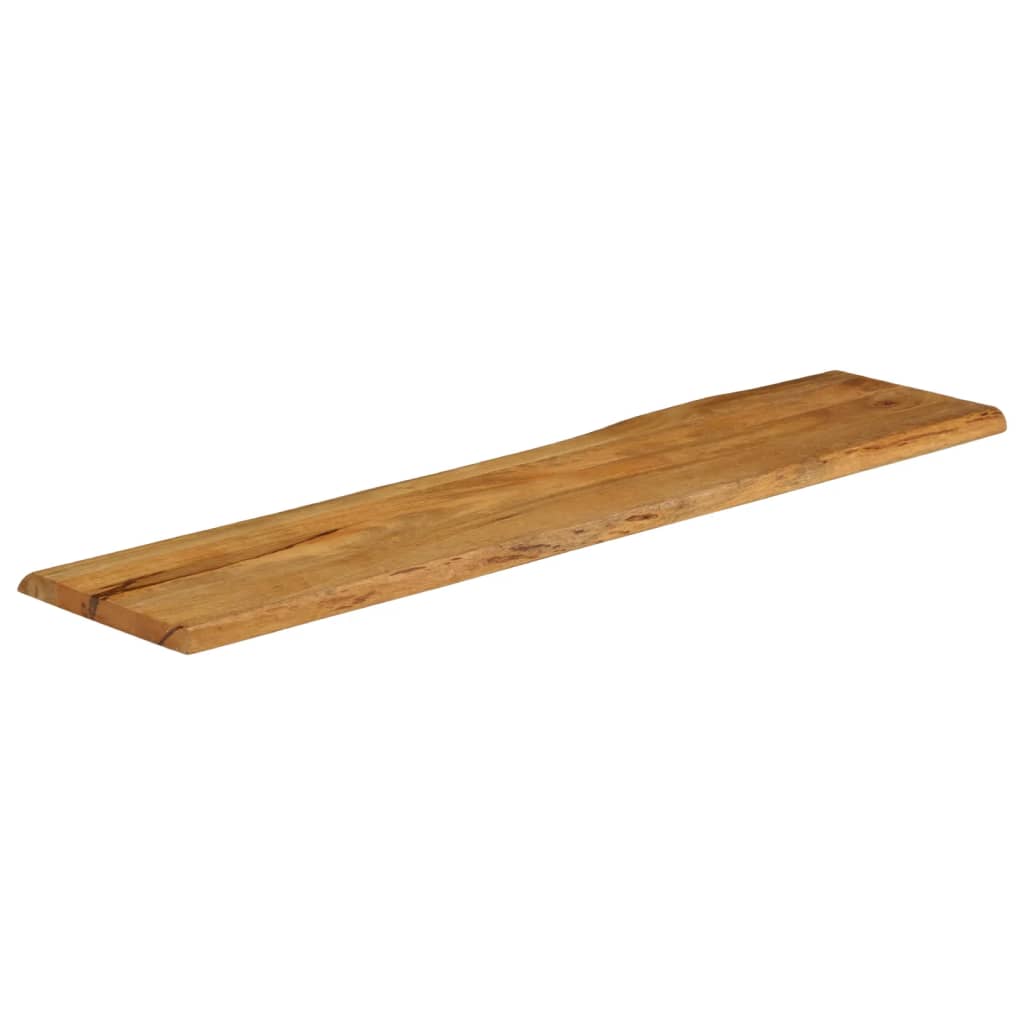 vidaXL Table Top 180x40x3.8 cm Live Edge Solid Wood Mango