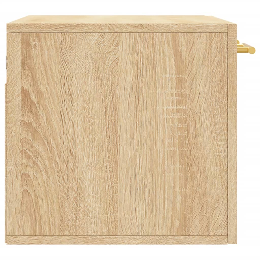 vidaXL Wall Cabinet Sonoma Oak 60x36.5x35 cm Engineered Wood