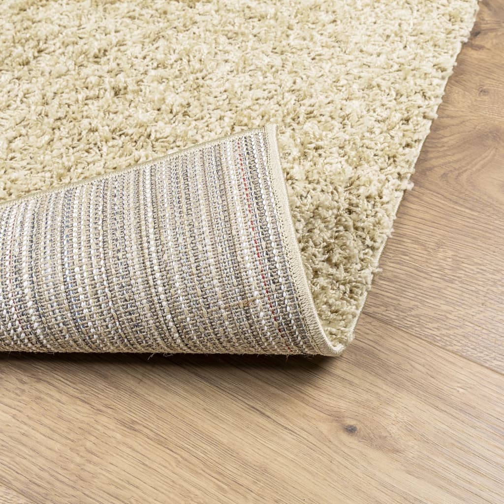 vidaXL Shaggy Rug PAMPLONA High Pile Modern Gold 120x170 cm