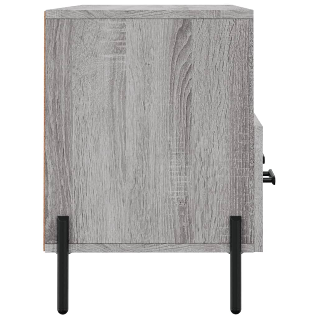 vidaXL TV Cabinet Grey Sonoma 102x36x50 cm Engineered Wood