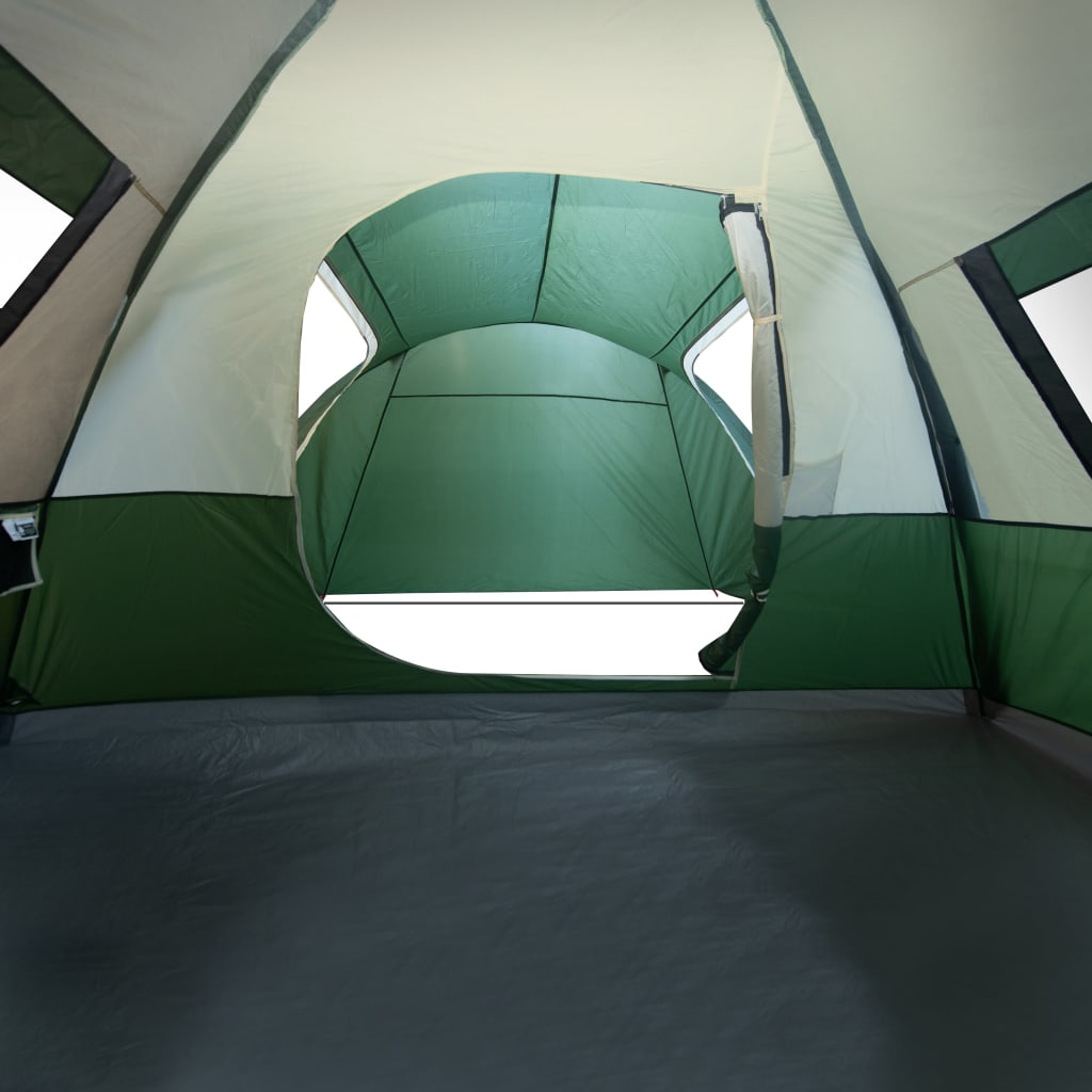 vidaXL Family Tent Dome 6-Person Green Waterproof