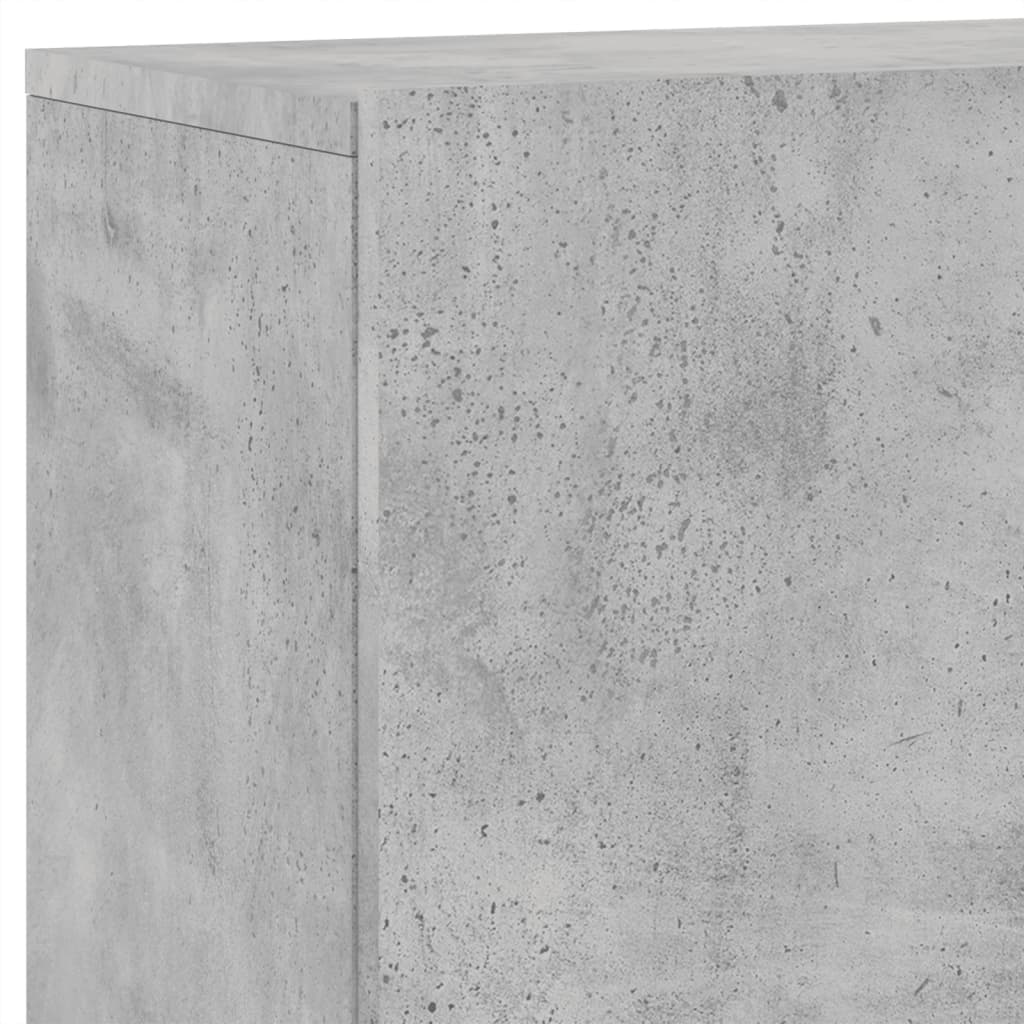 vidaXL TV Cabinet Wall-mounted Concrete Grey 100x30x41 cm