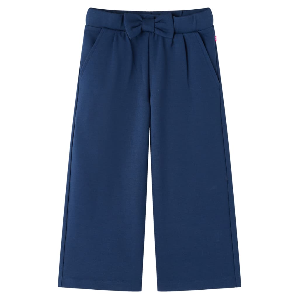 Kids' Pants with Wide Legs Navy 104