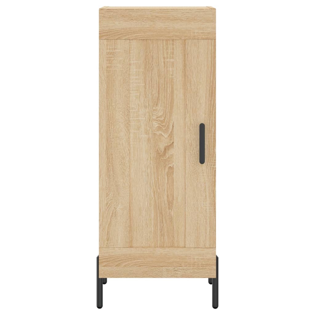 vidaXL Highboard Sonoma Oak 34.5x34x180 cm Engineered Wood