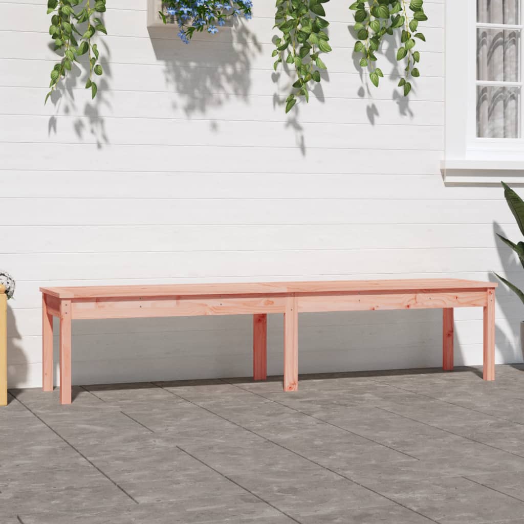 vidaXL 2-Seater Garden Bench 203.5x44x45 cm Solid Wood Douglas