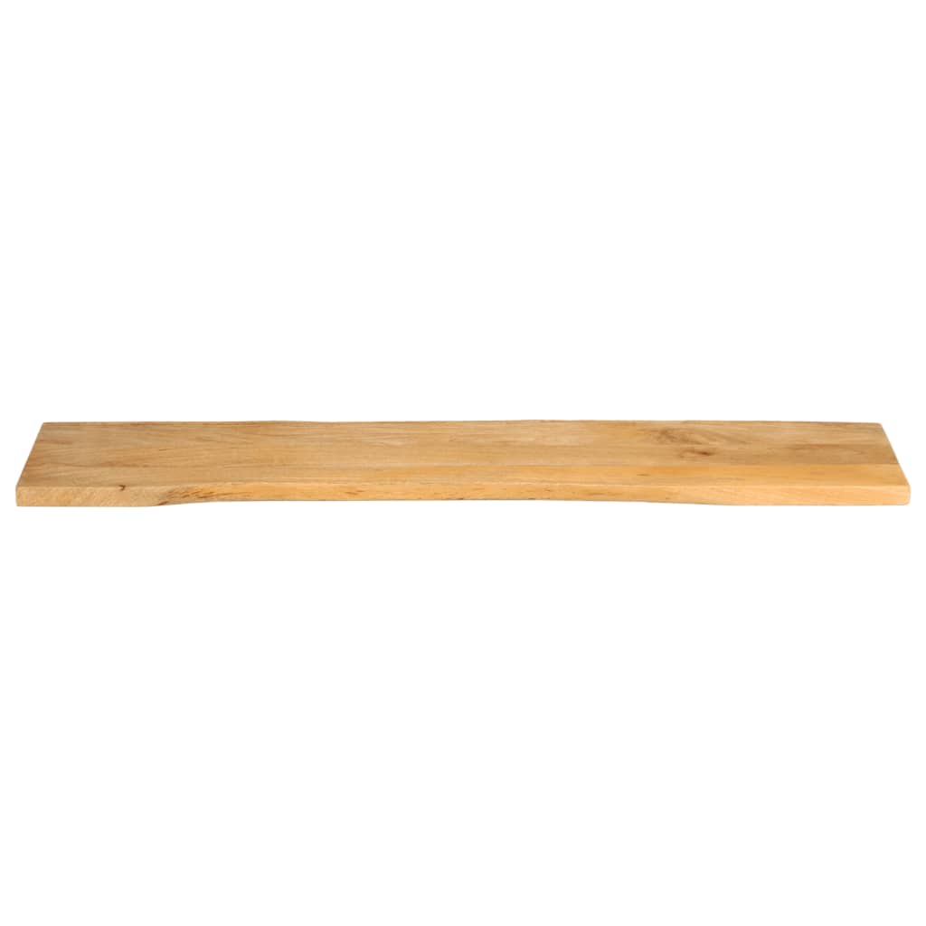 vidaXL Table Top 180x40x3.8 cm Live Edge Solid Wood Mango