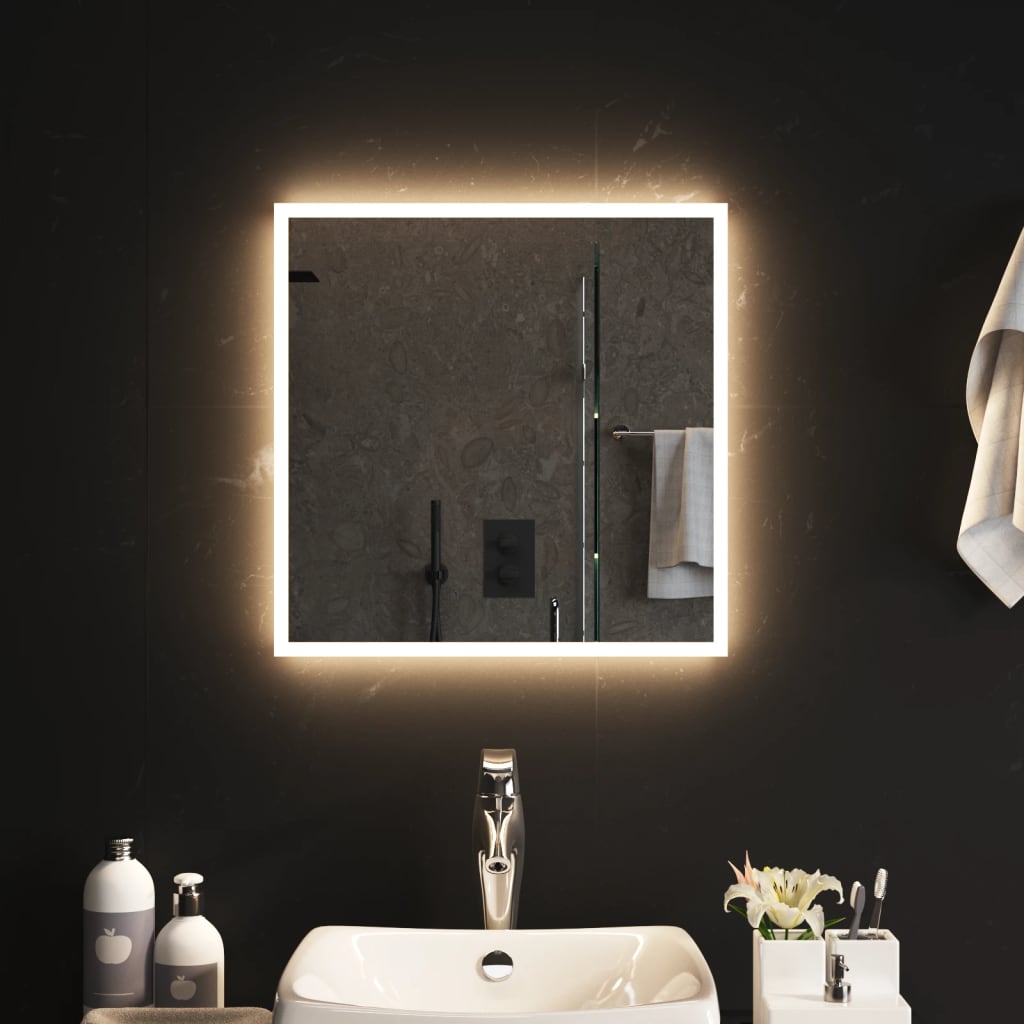 vidaXL LED Bathroom Mirror 50x50 cm