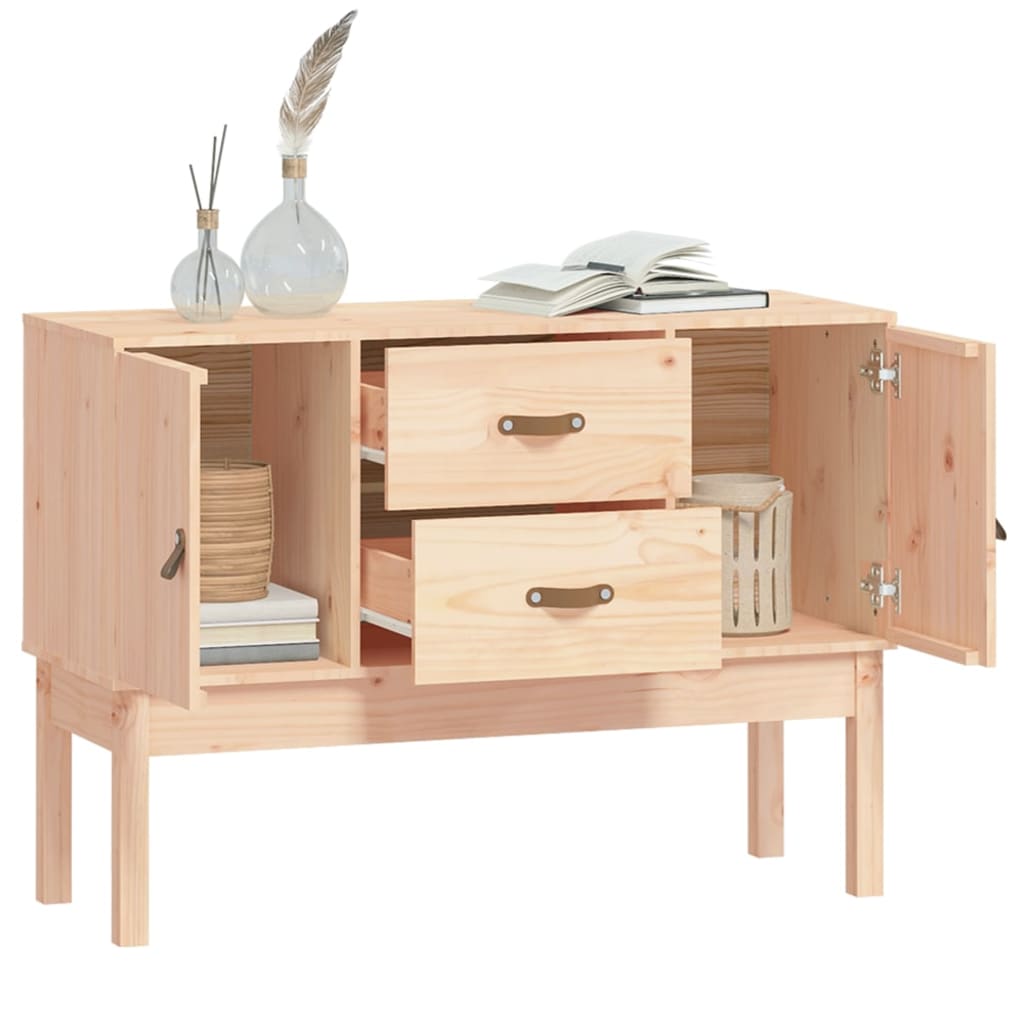 vidaXL Sideboard 110x40x78 cm Solid Wood Pine